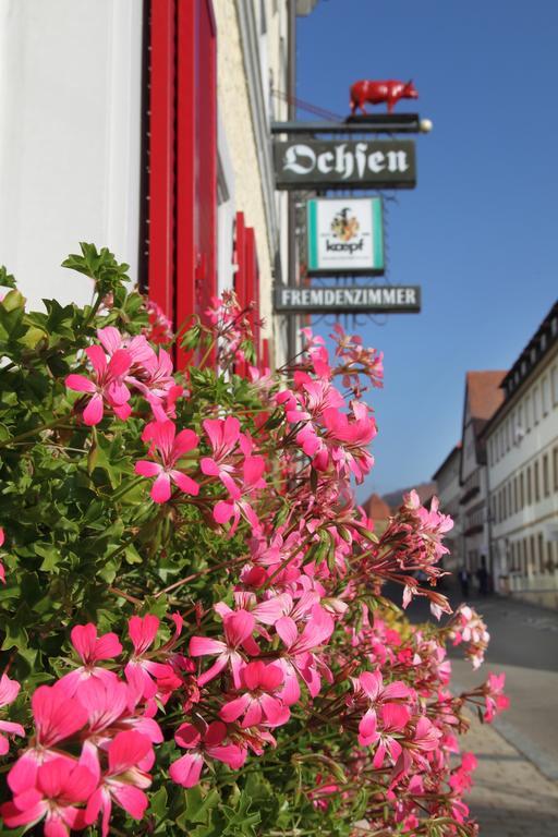 Hotel-Restaurant Roter Ochsen Lauchheim Exterior photo