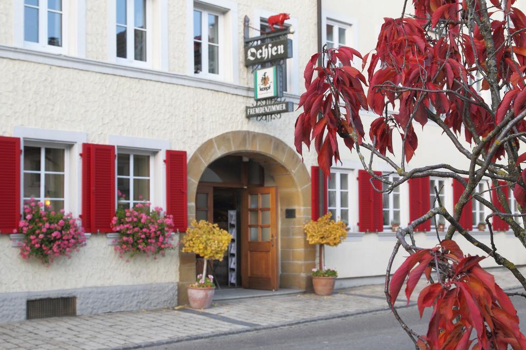 Hotel-Restaurant Roter Ochsen Lauchheim Exterior photo